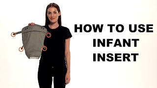 How Do I Use Infant Insert  360 Baby Carrier  Ergobaby [upl. by Campney413]