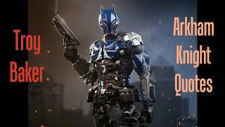 The Arkham Knight Voice Clips Troy Baker [upl. by Landau]