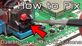 How to fix Dualshock 4 L3 amp R3 buttons amp SPRINTING PS4 [upl. by Gamin]