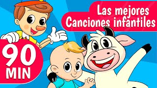 Las 50 Mejores Canciones Infantiles  Canciones infantiles [upl. by Dranyl444]