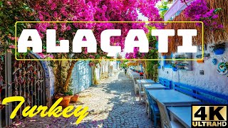 🌸 Walking in Alaçatı  İzmir Turkey  4K 🇹🇷 [upl. by Tomkiel981]