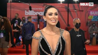 Los vestidos más elegantes de la gala Latin Billboard Awards 2020  ¡HOLA TV [upl. by Auhsej]