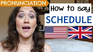 How to Pronounce SCHEDULE US UK amp Australian pronunciation [upl. by Shay]