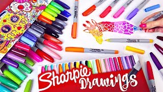 Drawing with SHARPIE the ULTIMATE COLLECTION  Marker Art [upl. by Harol782]