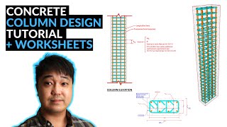 Concrete Column Design Tutorial In Seismic Zones  ACI 31814 [upl. by Elolcin]