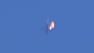 Alleged Footage Of Flight MH17 Crashing To Ground [upl. by Lomax919]