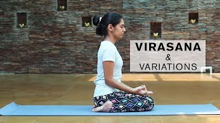 Yoga for Beginners How to do Virasana and its variations [upl. by Nauqaj]