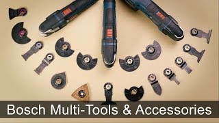 An Overview of Bosch Oscillating MultiTools and Accessories [upl. by Arica]