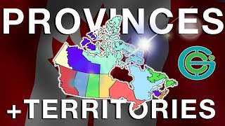 CANADA Provinces  Territories explained Geography Now [upl. by Langbehn991]