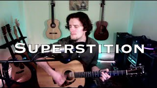 Superstition  Stevie Wonder acoustic cover [upl. by Atniuqal]