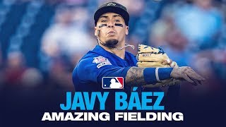 Javy Baez  El Mago in the field Fielding Highlights 2019 [upl. by Dajma]