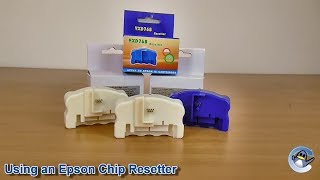 How to Use an Epson Chip Resetter [upl. by Rosario]