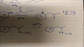 Synthesis of Methamphetamine [upl. by Gilman749]