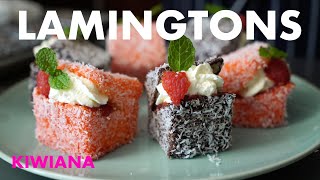 How To Make The Perfect Lamingtons  Kiwiana [upl. by Kincaid259]