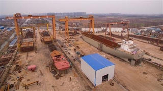 A Drone Tour of Chinas Rusting Shipyards [upl. by Alden]