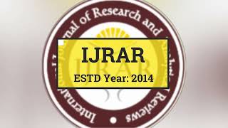 IJRAR Research Journal [upl. by Gambell]