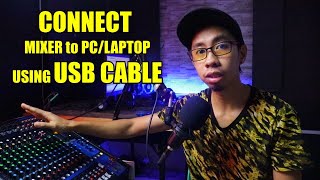 How to Connect USB Mixer to PCLaptop for RecordingStreaming  Audio Interface Setup [upl. by Chimene219]