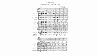 Dvořák quotCarnivalquot Overture Op 92 B 169 with Score [upl. by Anilosi18]