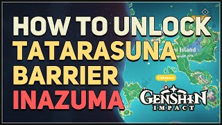 How to unlock Tatarasuna Barrier Shield Genshin Impact [upl. by Trisha226]