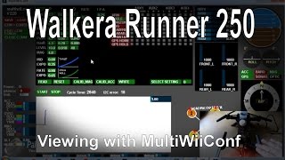 Walkera Runner 250 Quick Tip  Viewing settings with MultiWiiConf [upl. by Ahidam611]