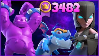 3482🥇 withNewElixir Golem Deck [upl. by Morse]