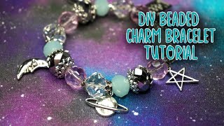 How to Create a Beaded Charm Bracelet [upl. by Ullyot957]