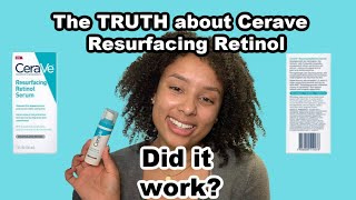 The TRUTH about Cerave Retinol Review  Before amp Afters [upl. by Attelrac]