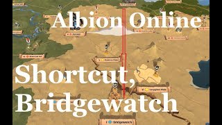 Albion Online  Caerleon to Bridgewatch fast almost safely [upl. by Boycey636]