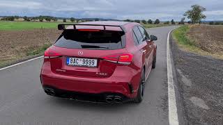 MercedesAMG A 45 S 4Matic 2020 engine amp exhaust sound revs driving [upl. by Witcher]