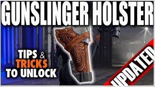 THE DIVISION 2  HOW TO GET THE EXOTIC HOLSTER quotTHE GUNSLINGERquot TIP amp TRICKS [upl. by Laikeze]