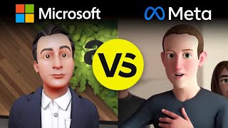 Microsoft Metaverse vs Facebook Metaverse A Comparison [upl. by Hulen557]