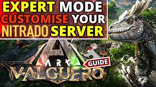 ARK EXPERT MODE Server Settings Explained Nitrado Rentable Server Guide [upl. by Myca460]