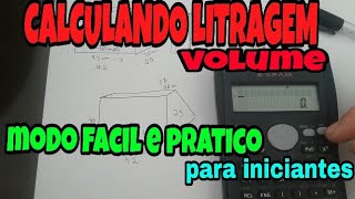 CALCULANDO LITRAGEM  RAPIDOPRÁTICOFACIL [upl. by Elrem]