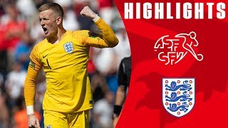 Switzerland 00 England 56 AET  Three Lions Win Tense Penalty Shootout  Official Highlights [upl. by Nomelif]