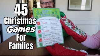 45 Christmas Games For Families  Christmas Party Games EVERYONE WILL PLAY [upl. by Haidej]