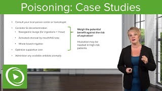 Poisoning Case Studies – Emergency Medicine  Lecturio [upl. by Aronow]