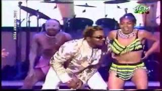 Awilo LongombaCache Cache Live Kora Awards 2001 [upl. by Dnaloy]