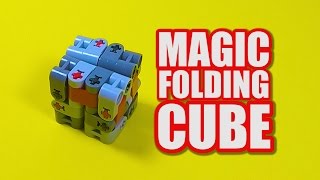 LEGO Magic Folding Cube Tutorial  LEGO Fidget Toy Idea [upl. by Wildee]