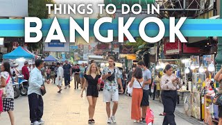 Best Things To Do in Bangkok Thailand 4K [upl. by Vernor]