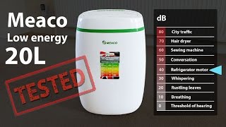 Meaco 20 L Low Energy Economical Dehumidifier Review [upl. by Marlena]