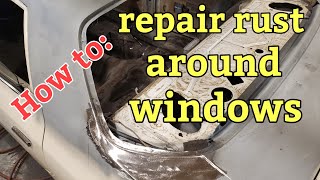 How to repair rust around windows [upl. by Yffub404]