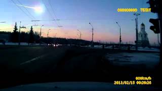 DASH CAM FOOTAGE Chelyabinsk Meteor February 15th 2013 [upl. by Godrich]