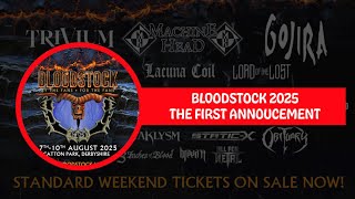 Bloodstock 2025 The First Announcement [upl. by Myrtice]