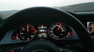 Audi A5 multitronic 2014 acceleration 0  195 kmh [upl. by Giffer]