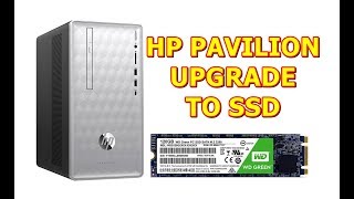 How to upgrade your PC to SSD HP Pavilion 590p0027nq [upl. by Aleece935]