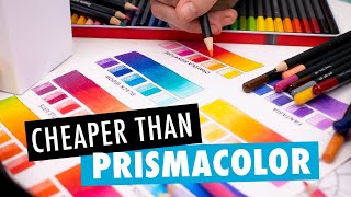 The BEST Prismacolor ALTERNATIVES I put 7 affordable colored pencil sets to the test [upl. by Ased]