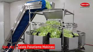 Salata Paketleme Makinası [upl. by Llatsyrk]