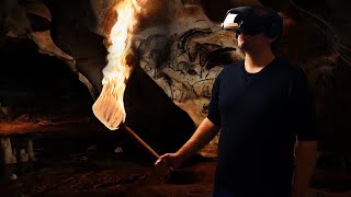 Visite de la grotte ChauvetPont dArc en réalité virtuelle  Test de The Dawn Of Art VR [upl. by Eelnyl258]