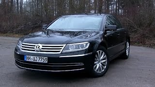 2015 VW Phaeton 30 V6 TDI 245 HP Test Drive [upl. by Yelnek259]