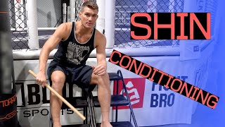 How To Condition Your Shins  Stephen Wonderboy Thompson [upl. by Manvell]